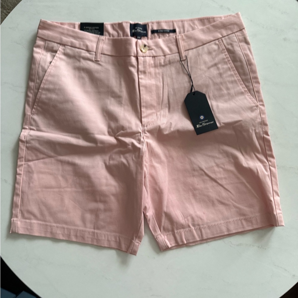 NWT Ben Sherman Light Pink Stretch Fit Shorts